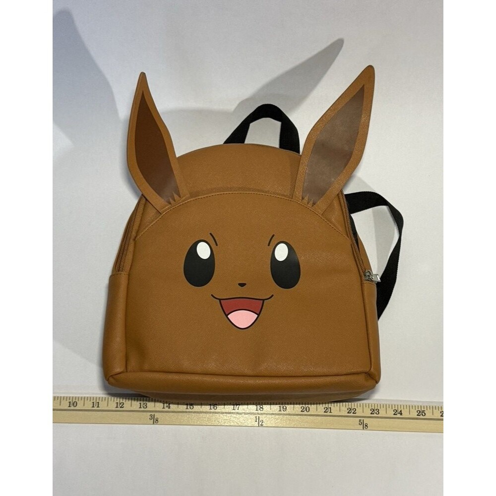 Pokemon Eevee Mini Backpack Bioworld Official Faux Leather Cosplay Bag